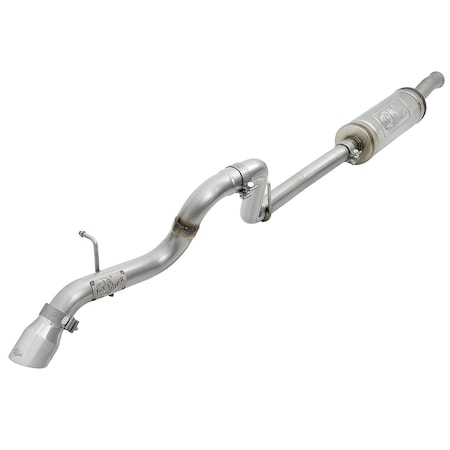 Afe Stainless Steel, With Muffler, 2.5 Inch Pipe Diameter, Single Exhaust With Single Exit 49-48065-1P